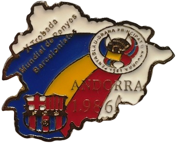 Pin andorra 1986